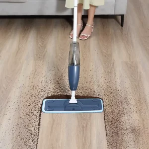 360 Degree Rotating Spray Flat Mop with Ultra-Fine Fiber Mop Head for Office
