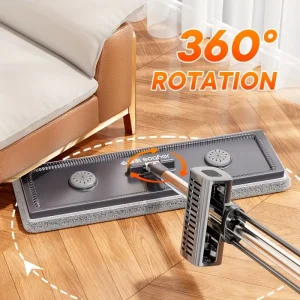 360 Degree Rotation Professional Microfiber Eco Friendly Flat Mop 4 6 Ultra fine Fiber Pads Aluminum Rod Swivel Handle 80 90%
