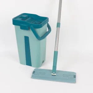 360 Degree Spin Eco Friendly Telescopic Handle Aluminum Pole Wash Flat Mop Set Bucket Cleaning Household Floor