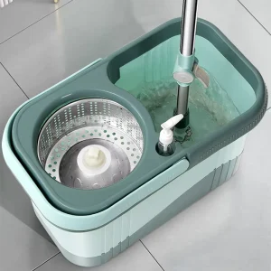 360-Degree Spin Mop and Bucket Set for Floor Cleaning