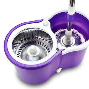 360-Degree Spin Mop and Bucket Set for Kitchen and Home Floor Cleaning