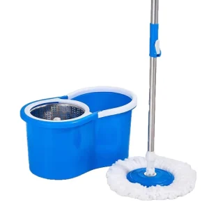 360-Degree Spin Mop and Bucket Set with Sewage Separation and Hands-Free Washing