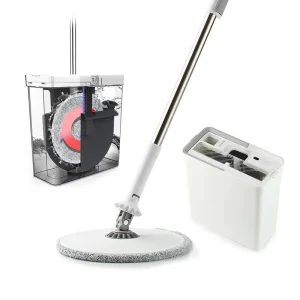 360-Degree Swivel Microfiber Mop Head and Bucket Set