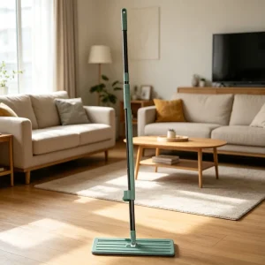 360-Degree Swivel Washable Microfiber Flat Squeeze Mop for Wet and Dry Floor Cleaning