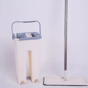 360 Microfiber Mop System Complete Floor Cleaning Kit Washable Pads Adjustable Handle Durable Bucket Eco friendly for Home Use