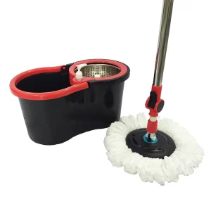 360 Microfiber Rotating Spin Floor Mop with Steel Pole