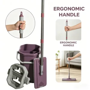 360 Microfiber Rotating Spin Mop Separate Dirty Water Cleaning Spinning Easy Mop for Floor Cleaning