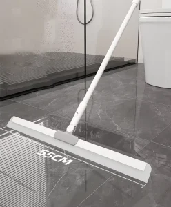 360 Multifunction Silicone Floor Scraper Cleaner Mop Broom with Handle and Window Cleaner