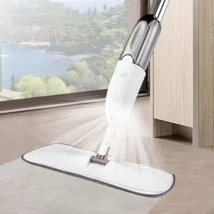 360 Rotary Head Water Spray Mop Microfiber Cloth for Floor Window House Kitchen Cleaning Swivel Handle