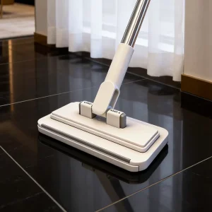 360 Rotary Lazy Automatic Clip Disposable Stainless Steel Mop Free Hand Cleaning Handle High Dehydration Rate Multi Purpose