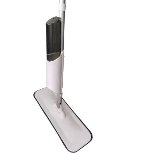 360° Rotatable Flat Spray Mop with Scraper, Detachable Portable Microfiber Floor Cleaning Mop, Factory