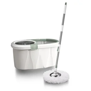 360 Rotating Microfiber Dry and Wet Spin Mop Bucket with Wringer