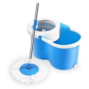 360 Rotating Microfiber Spin Mop with Plastic Bucket