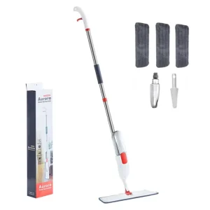 360° Rotating Microfiber Spray Mop with Long Handle and Water Sprayer
