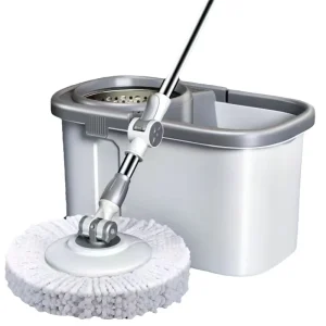 360 Rotating Round Mop and Bucket Set for Floor Cleaning