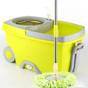 360 Rotating Spin Mop with Wheels