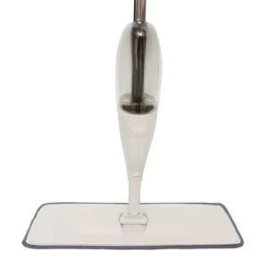 360° Rotating Stainless Steel Pole Wet Dry Spray Mop with Microfiber Flat Pad