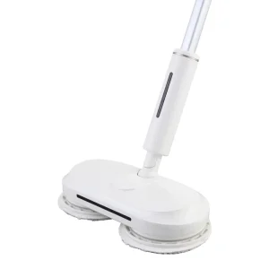 360 Rotating Wireless Mop Dual Light Weight Handheld Type C Rotating Waxing Floor Maintaining Electric Mops with Led Headlight