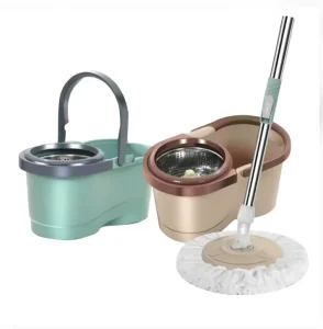 360 Roto Easy Cubeta Turbo Steel Spin Go Wring Microfiber Wet Master pink Rectangle Plastic Basket Wall Cleaning Mop Bucket Set