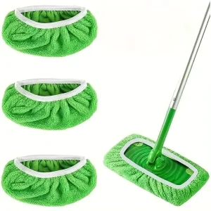 360 Spin Microfiber Flat Rectangular Mop with Washable Reusable Replacement Cover