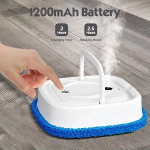 360 Spin Robotic Mopping Cleaner Smart Fully Automatic Floor Mop Wet and Dry Floor Cleaning Mop Robot