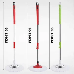 360° Spinning Microfiber Dust Mop with Pole