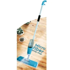 360 Water Spray Mop Microfiber Spraying Flat Mop
