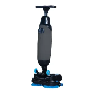 36V Electric Upright Foldable Walk-Behind Self-Propelled Floor Scrubber with ABS Plastic Body and 450mm Cleaning Width