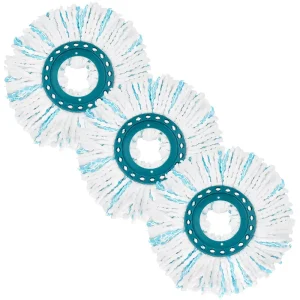 3PCS Leif Heit Replacement Refills Head Disc Mop Attachment Cleaning Products Twist Spare Part Microfiber Mop Head 52104 Mops
