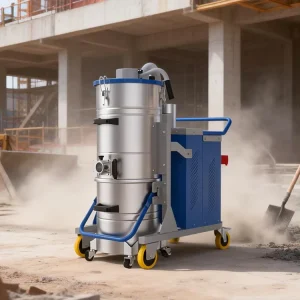 4000W Stainless Steel Upper and Lower Bucket Three-Phase Industrial Vacuum Cleaner