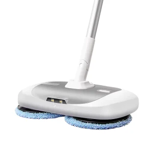 400ml Cordless Electric Mop with Dual Spin Pads for Wet and Dry Cleaning, 60-Minute Runtime