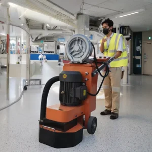 400mm Concrete Floor Grinder Polisher with 4KW Motor & Gear Semi Automatic High Efficiency Machine
