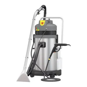 40L Commercial Industrial Steam Vacuum Cleaner for Cars, Restaurants, and Hotels 220V with Pump Motor