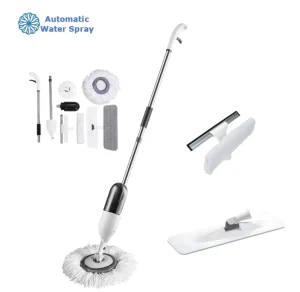 420ml Microfiber Spray Mop Set with Built-in Water Tank and Trigger Sprayer