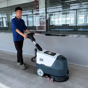 430B Electric Walk-Behind 24V Mini Commercial Floor Scrubber Machine