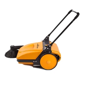 45L Single Brush Walk Behind Industrial Manual Sweeper for Home Street Cleaning New Condition