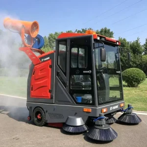 48V Battery-Powered Ride-On Cleaning Machine
