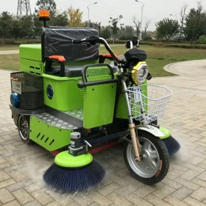 48V Battery-Powered Ride-on Floor Sweeper with 1500mm Cleaning Width