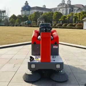 48V Electric Ride-On Street Sweeper with Brush