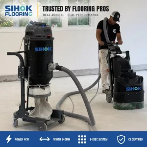 4kW Variable Speed Concrete Floor Polishing Machine 220V Single Phase High Torque Grinder for Surface Preparation Commercial CE