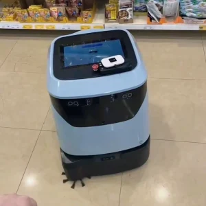 5-in-1 Commercial Floor Washer, Scrubber, Vacuum and Sweeping Robot with 31L Water Tank