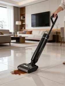5-in-1 Washable HEPA Filter Wet/Dry Floor Washing Brushless Motor Cordless Vacuum Cleaner for Hotel, Household, and Outdoor Use