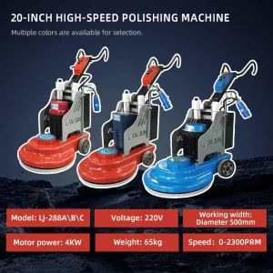5.5HP Semi-Automatic Floor Polisher 4KW 220V for Concrete and Marble