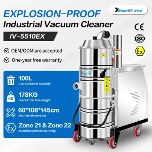 5.5KW Vacuum Cleaner for Welding Station Cleaning and Collection of Welding Fume Metal Fume and Dust
