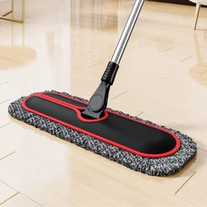 50CM Extra Large Microfiber Flat Mop Labor-Saving Household Dust Mop for Tile & Wood Floor Wet Dry Cleaning
