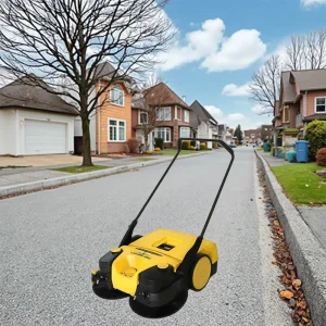 50L 3-Brush Manual Floor Sweeper