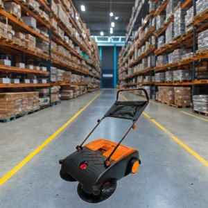 50L Plastic Floor Sweeping Machine with Broom Brush
