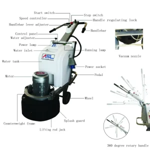 550-T7 21.65 Inch 9-Head Planetary Floor Polisher 220V