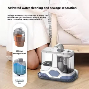 600W Corded Portable Wet Dry Spot Vacuum Cleaner for Carpet Upholstery and Fabric
