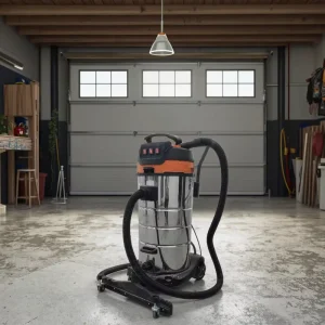 60L 70L 80L Electric Drum Vacuum Cleaner with 2400W 3600W Wet & Dry Function for Household Outdoor Garage Hotel Certified GS